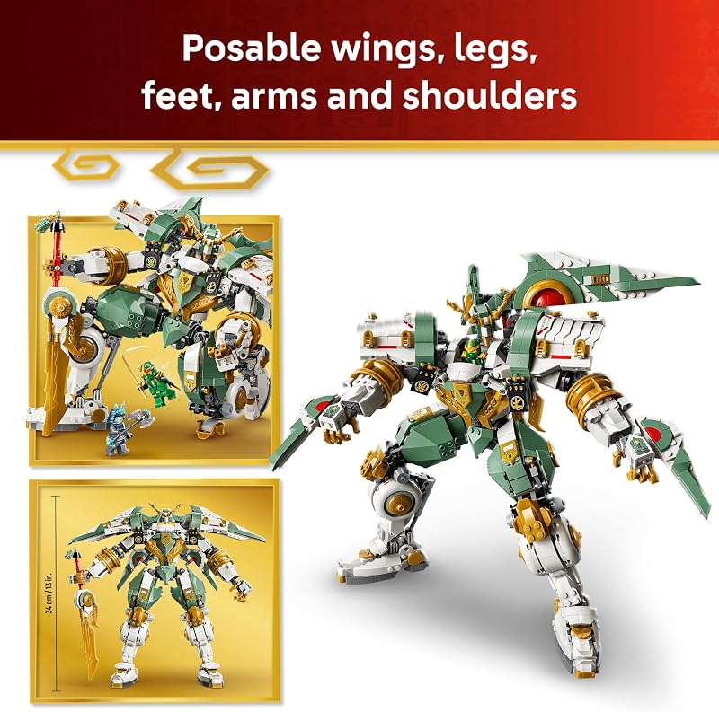 LEGO NINJAGO Lloyd's Titan Mech 15th Anniversary Building Toy - Collectible Mech Set for Boys & Girls. Ages 14+ - Display as Bedroom Decor - Gift for Birthdays - 71860