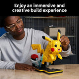LEGO Pokémon Pikachu and Poké Ball - Collectible Building Sets for Adults. Ages 18+ - Pokémon Figure for Display - Desk. Shelf or Office Decor - Gift for Men & Women - 72152