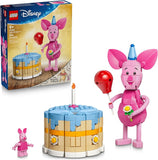 LEGO Disney Piglet's Birthday Fun Building Toy - Winnie The Pooh Toy for Girls & Boys. Ages 9+ - Gift for Birthdays - Kids Room Decor - 43305