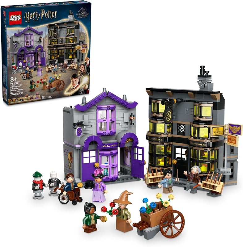 LEGO Harry Potter Ollivanders & Madam Malkin's Robes Building Toys - Harry Potter Toys for Kids. Boys & Girls. Age 8+ - Birthday Gift - 76439