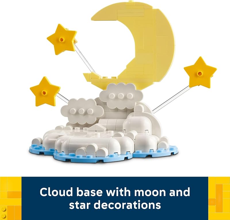LEGO Baby Elephant in the Sky Building Set for Adults Ages 18 Nursery Decor for New Parents Gift for Baby Showers for a Boy or Girl 40814