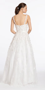 Sweetheart Tulle Ballgown with 3D Glitter Bows
