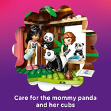LEGO Friends Panda Sanctuary Animal Care Building Toy Playset for Girls Boys Ages 7 Gift Idea for Birthdays W 2 Minifigures Panda Toys 42648