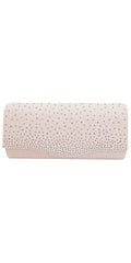 Scatter Rhinestone Full Flap Glitter Handbag