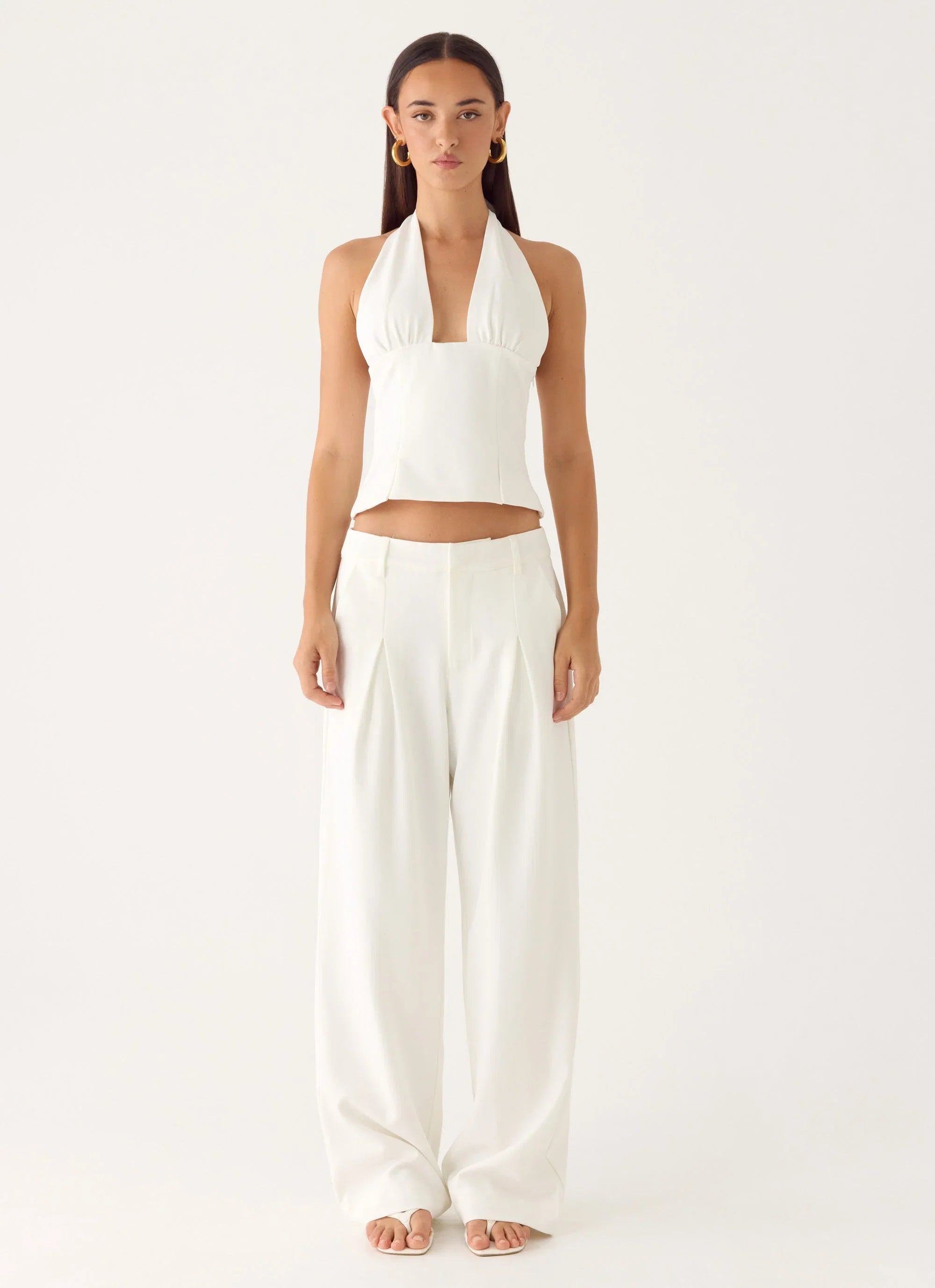 Amrita Halter Top White