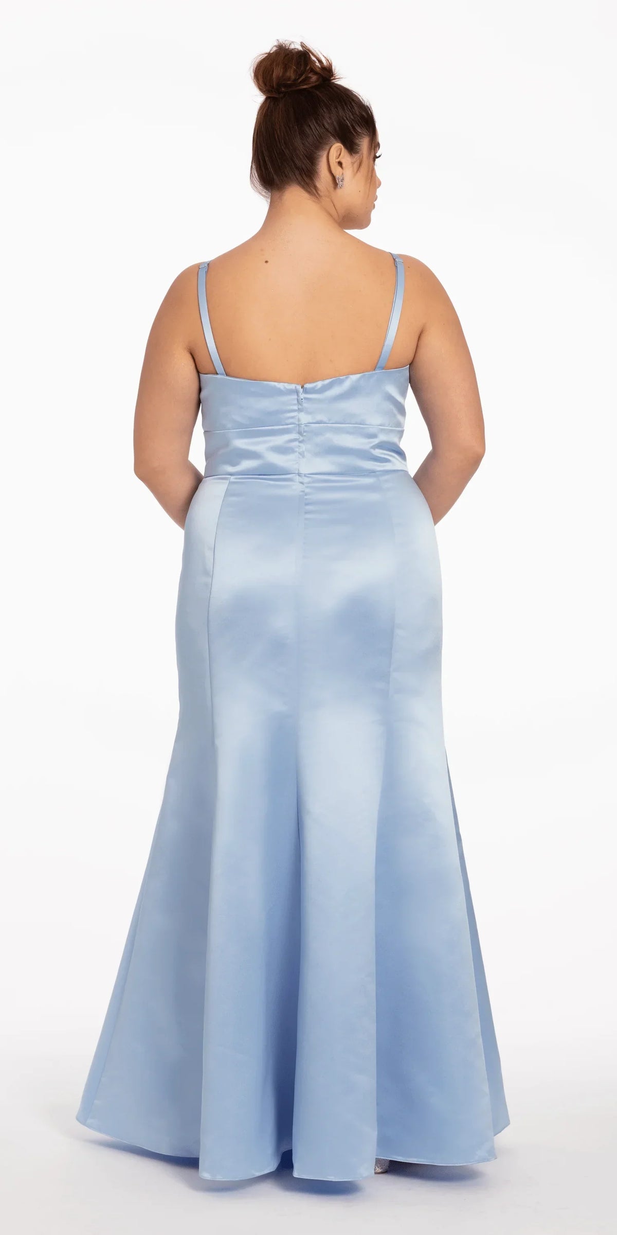 Satin Mermaid Sweetheart Dress Plus