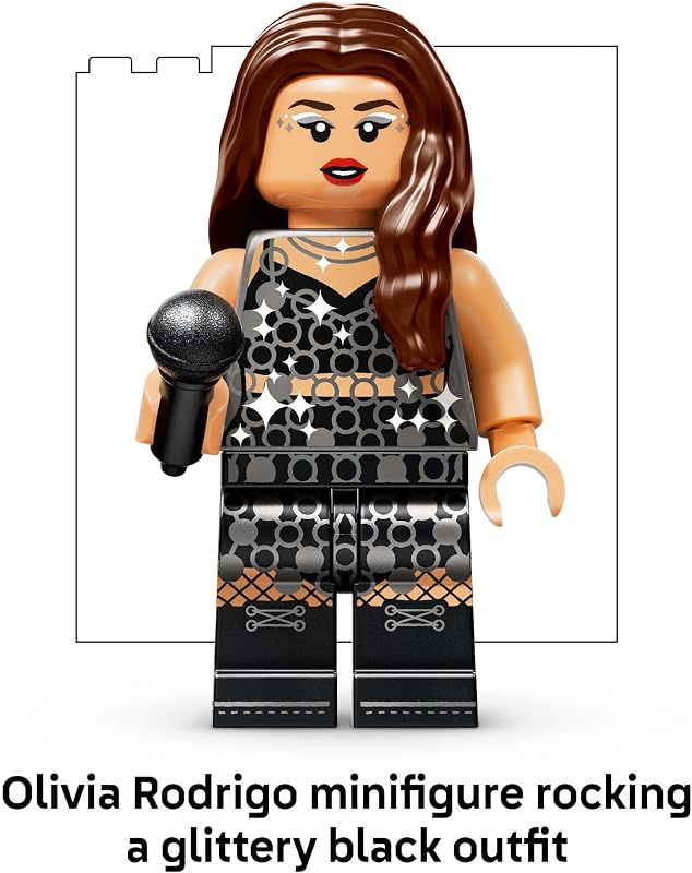 LEGO Editions Olivia Rodrigos Concert Moon 43029 Collectible Building Toy for Teens Ages 14 Olivia Rodrigo Minifigure Bedroom Decor 670 pieces Gift for Birthdays