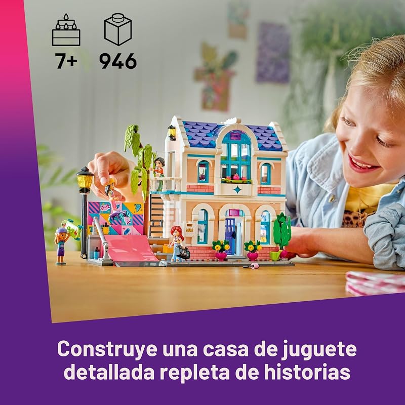 LEGO Friends Casa Familiar de Liann Juego de Construcción de Muñecas para Niñas y Niños Juego de Simulación para Niños Edades 7 Con 4 Minimuñecas 2 Figuras de Juguetes Mascotas y Accesorios